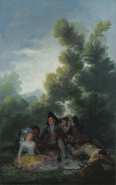 Título completo: Un picnic Artista: Francisco de Goya Fechas de artistas: 1746 - 1828 Fecha de realización: 1785-90 Medio y soporte: Óleo sobre lienzo Dimensiones: 41,3 × 25,8 cm crédito de