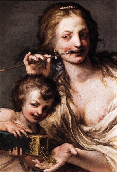 Бальдассаре Франсешини - итальянский художник позднего барокко Продажная любовь