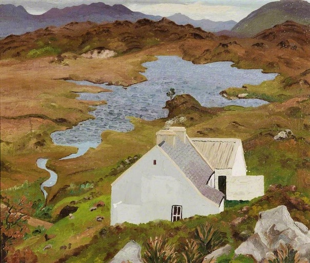 Sir Cedric Morris (1889 - 1982) Connemara Landscape, Ireland, before 1940 Oil on canvas, 62 x 75 cm