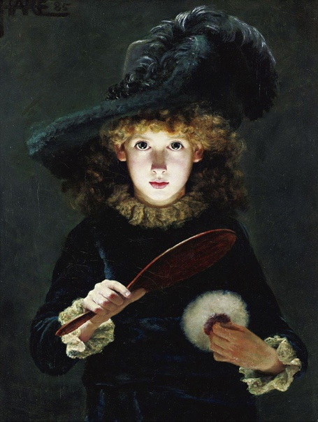 Джулиус Хэйр (1859 – 1932) Британский художник, писавший портреты и пейзажи Игра с переодеванием Частная