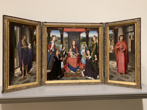 Шедевры лондонской Национальной галереи в деталях Ганс Мемлинг, Триптих Донна (ок. 1478)