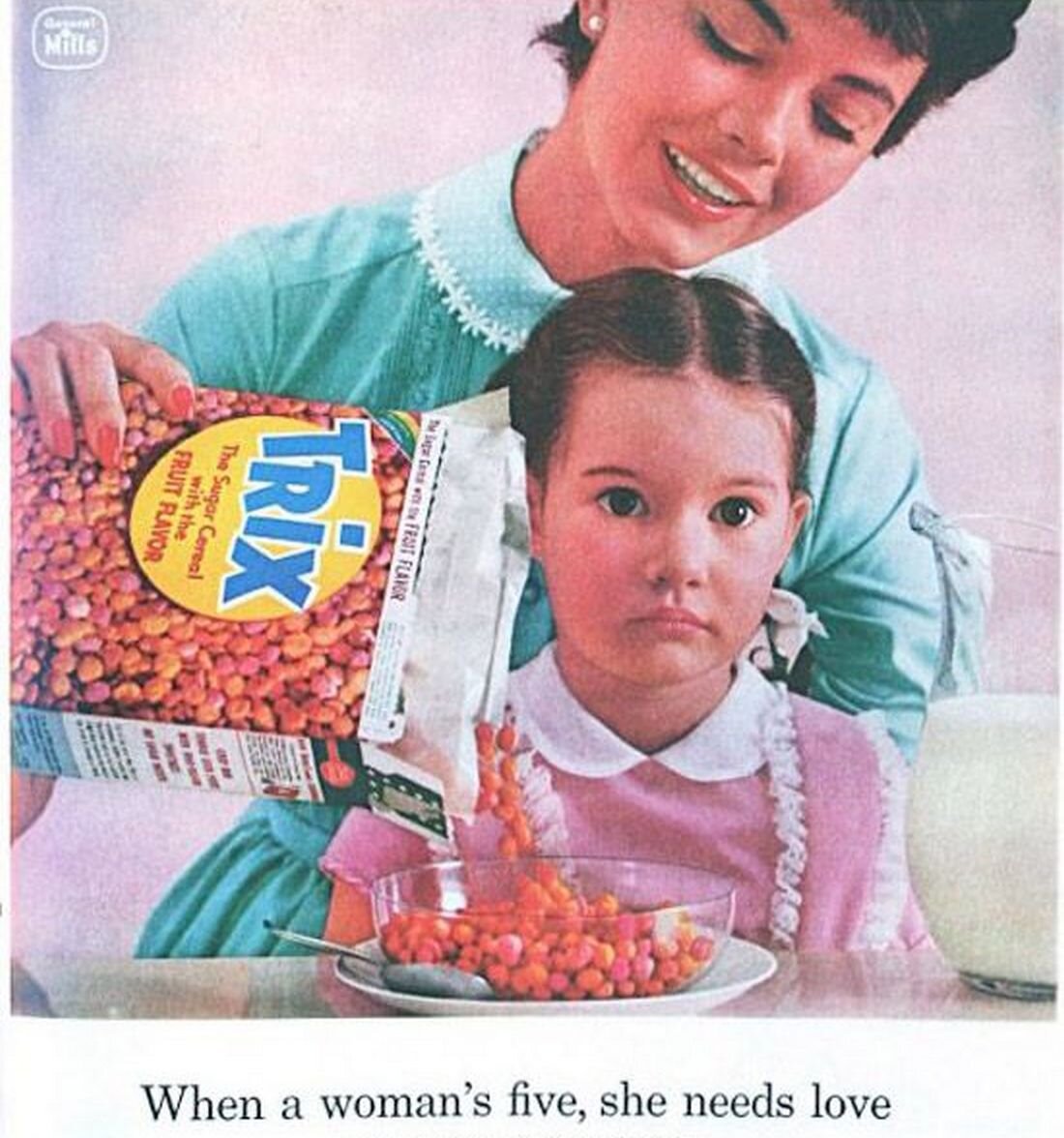 "Винтажная реклама с пугающими детьми: почему в 50-х годах она казалась людям нормальной?"
