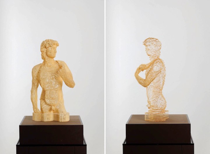 Бумажные скульптуры исчезающие в пространстве художника Хо Юн Шин